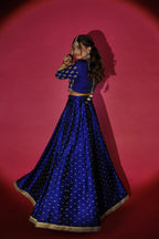 SHEHNAIYAAN ‘24 (MEHANDI ROYAL BLUE LEHANGA )