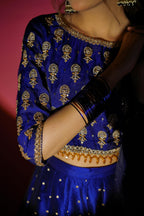 SHEHNAIYAAN ‘24 (MEHANDI ROYAL BLUE LEHANGA )